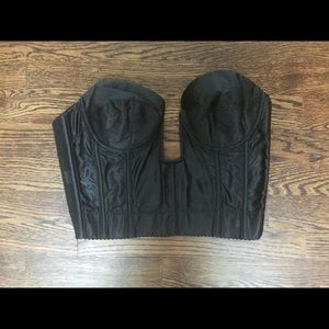 NWOT Lady Marlene Black Bustier Size 34B/Corset